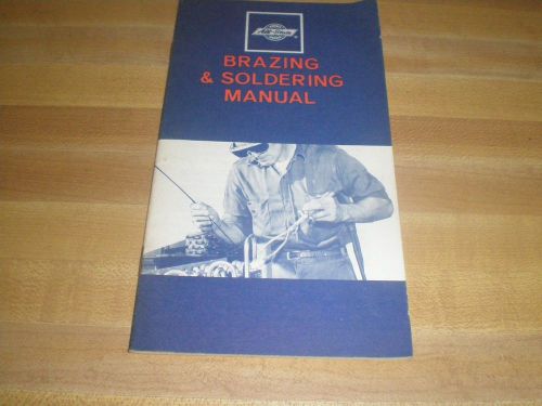 Vintage All State Chemetron - Brazing &amp; Soldering Manual Booklet