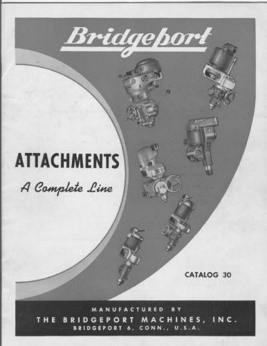 Bridgeport Attachment Catalog 30