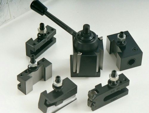 Quick change (wedge)tool post &amp; holders set (da or 500 series) for sale