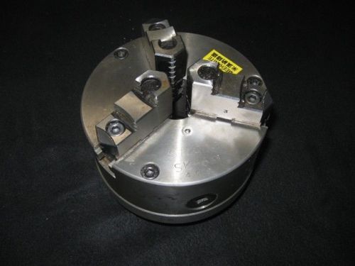 Strong 6&#034; 3-jaw lathe chuck w/ d1-5 mount and reversible top jaws for sale
