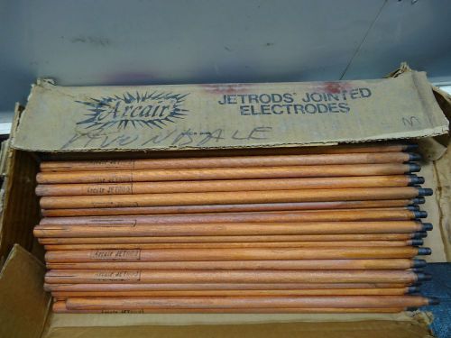 25# Arcair Jetrods Jointed Welding Gouging Electrodes 1/2&#034; x 17&#034; Copperclad Rods