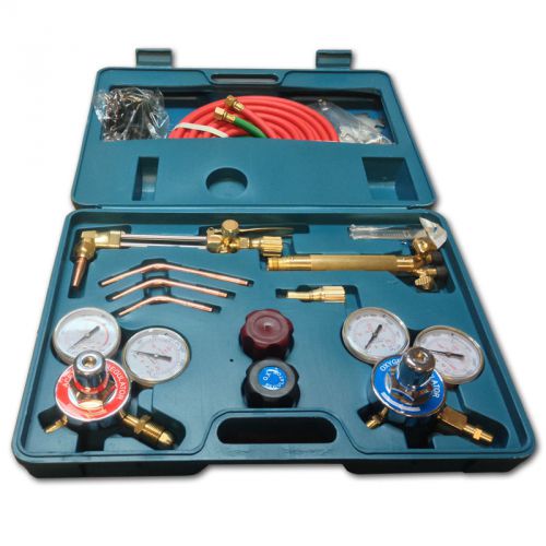 Oxygen acetylene welding cutting kit victor type torch brazing soldering oxy kit for sale