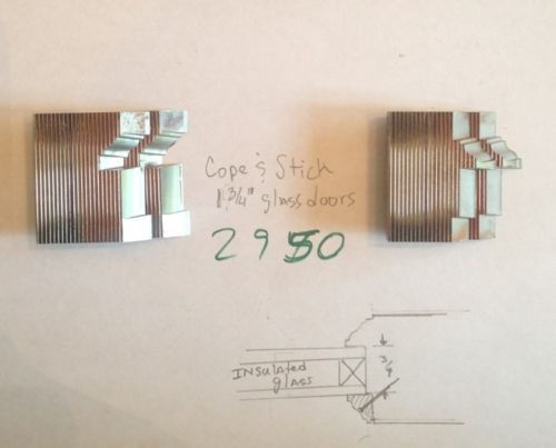 Lot 2950 Cope And Stick Moulding Weinig / WKW Corrugated Knives Shaper Moulder