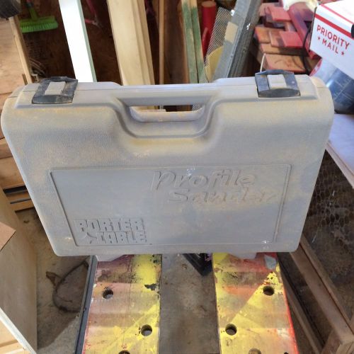 Porter Cable Profile Sander with all attachments and carrier, excellent cond.