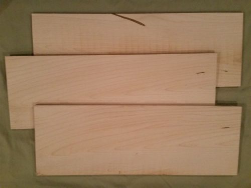 3 thin maple wood craft boards scroll saw #lr30 for sale