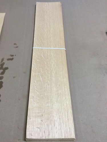 Wood Veneer White Oak 7x36 22pcs total Raw Veneer  &#034;EXOTIC&#034; WO1 12-31