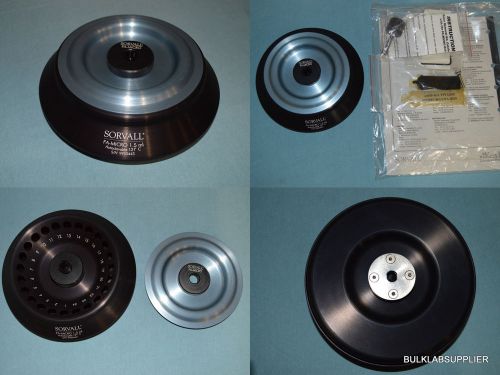 SORVALL FA-MICRO 24 x 1.5 ml tubes Microcentrifuge Fixed-Angle Rotor P/N 27100