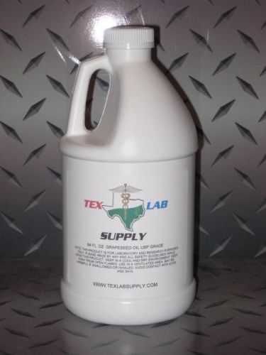 Tex lab supply 64 fl. oz. grape seed oil usp grade - sterile for sale