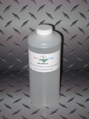 Tex Lab Supply 1 Liter POLYETHYLENE GLYCOL - 300 PEG NF GRADE - Sterile