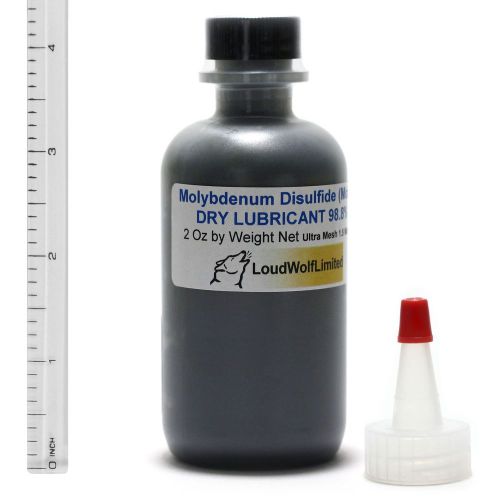 Molybdenum disulfide lubricant  2 oz + dispenser cap  ships fast from usa for sale