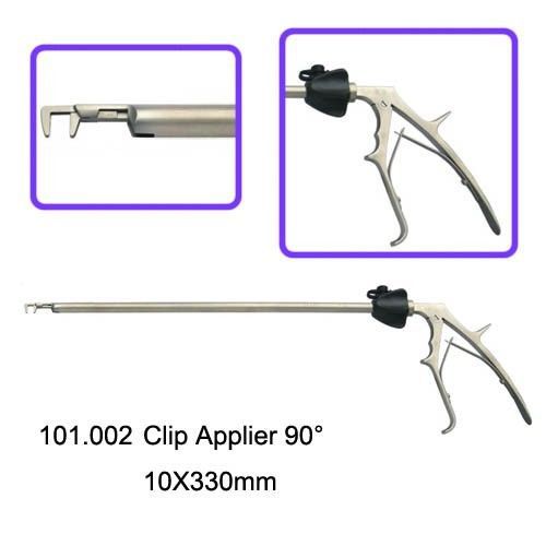 Laparoscopy Instruments Clip Applier New Clip Applier 90° 10X330mm Stock~~
