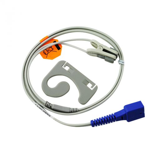 Spo2 sensor for nellcor oximeter ds100a tongue vet  finger clip 7 pin cable for sale