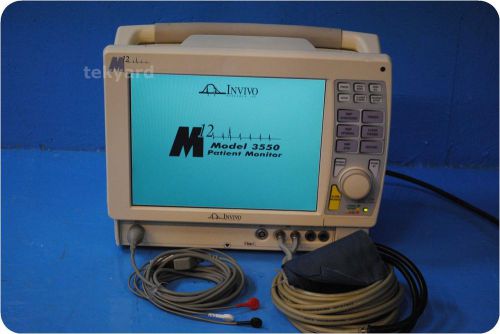 Invivo m12 3550 color multi-parameter patient monitor @ for sale