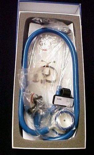 Grx medical stethoscope advanced lightweight caribbean blue nursing 22&#034; new for sale