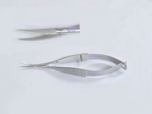 Ss vannas micro curved blades long sharp tip scissors 6 or 11mm  eye ophthalmic for sale