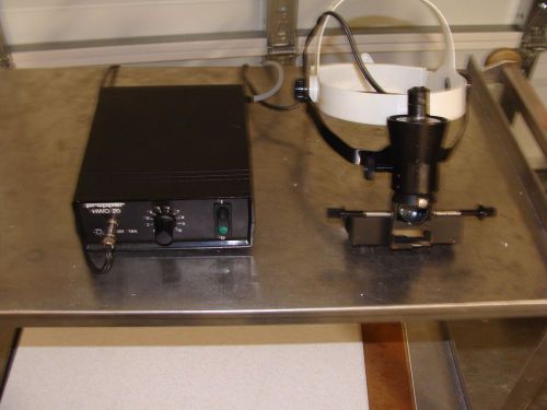KEELER FISON INDIRECT OPHTHALMOSCOPE WITH TRANSFORMER.