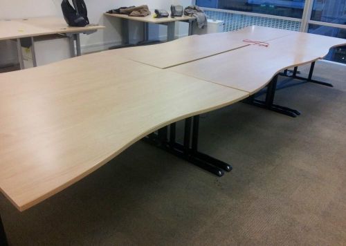 Konig and Neurath wave office desks/office tables Height Adjustable 9 Available