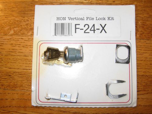 NEW! HON Vertical File Cabinet Lock Key Kit F 24 X Stainless Lockset USA