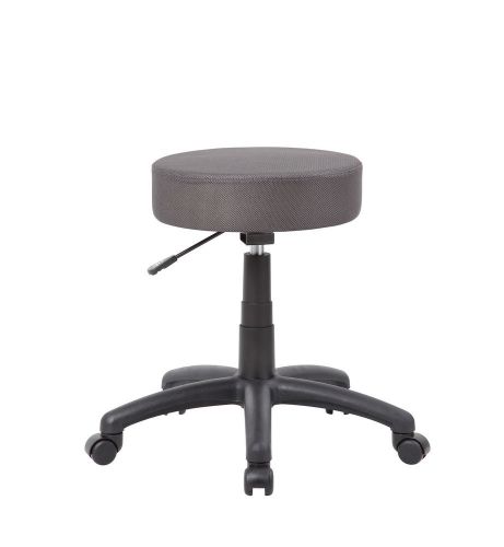 Boss Office Products DOT Stool Charcoal Grey