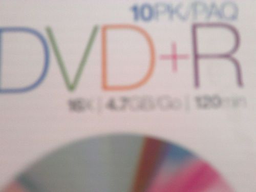 Blank DVD+R Disks 10 pack New In Box Memorex 16x 4.7 GB/Go 120min