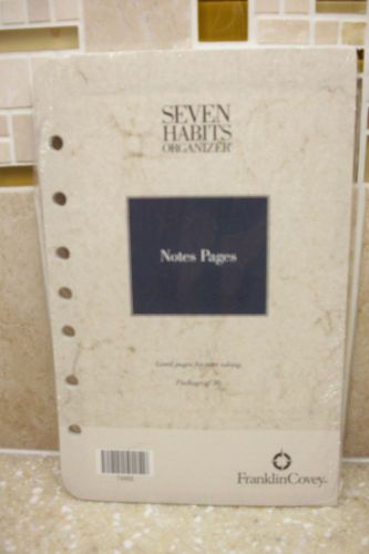 FRANKLIN COVEY CLASSIC SIZE LINED NOTE PAGES ~ 50 Sheets ~ MIP