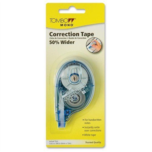 Tombow mono wide width correction tape - 0.25&#034; width x 32.83 ft (tom68663) for sale