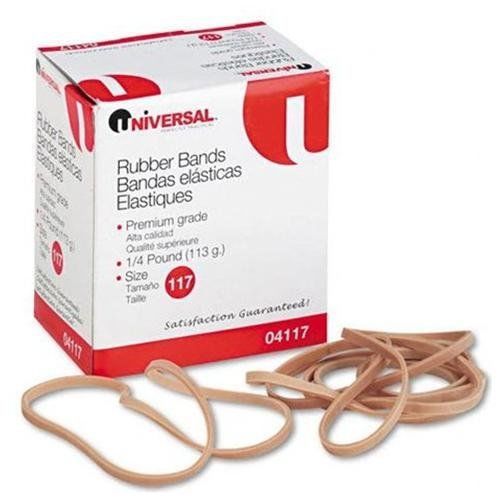 Universal Office Products 04117 Rubber Bands, Size 117, 7 X 1/8, 50 Bands/1/4lb
