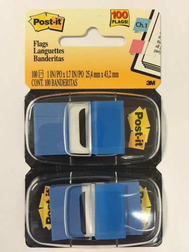 3M Post-it Flags Blue 100/Pack # 680-BE2.