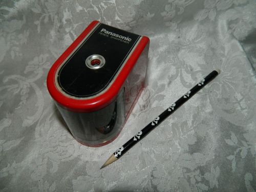 Panasonic Red Pencil Sharpener KP-1A, Batteriy Operated
