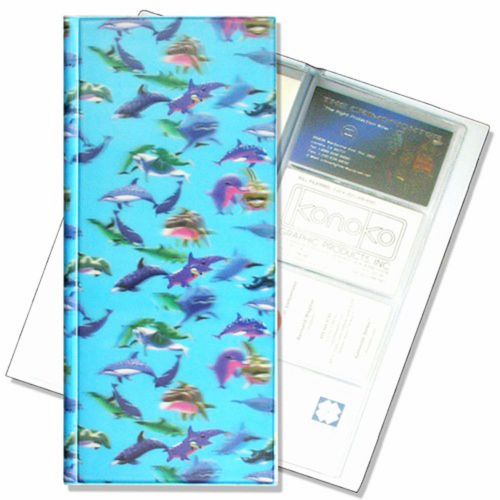 Dolphins Sea Ocean Underwater Fish Business Card File 3D Lenticular#R-158-BF128#