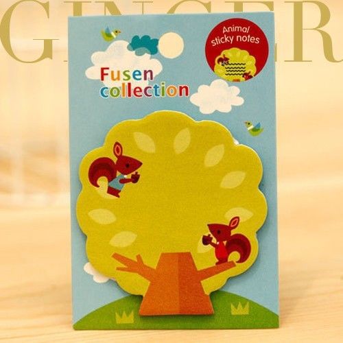 Tree Squirrel Type - Post It Bookmark Marker Memo Flags Pads Sticky Notes AC305