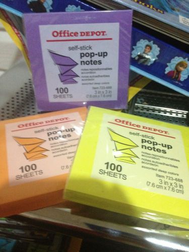 3 Packs Of Pop-up Notes