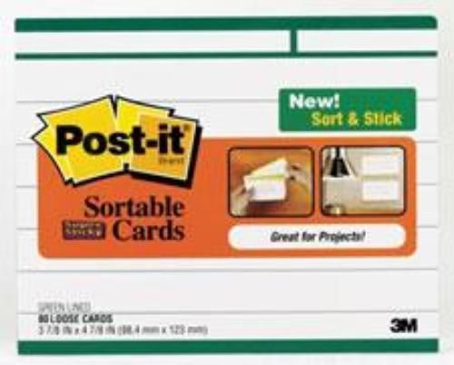 Post-it Cards 745g 3 7/8 In x 4 7/8 In