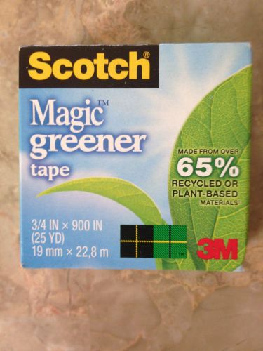 SCOTCH 3M MAGIC GREENER TAPE 812-12P 3/4&#034; X 900&#034; 12 ROLLS TOTAL 10,800 INCHES