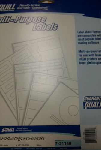 Quill Multi Purpose Inkjet Labels Variety Pack