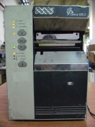 Zebra 105S Label Thermal Printer ( Z105-214-0000-17) Tested - Works