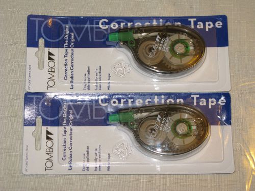2 Tombow Correction Tape Original Easy to Use Side Application Easy Write Over