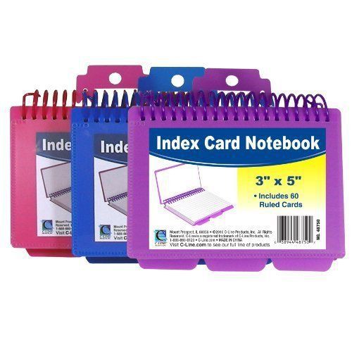 C-Line Products 48750DSPY Card,indx,ntbk,tabs,24pc,ds