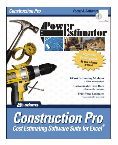 Adams PowerEstimator Construction Pro Estimating Software