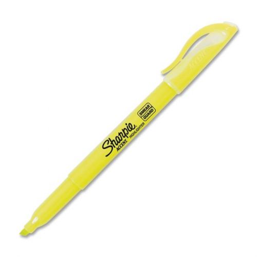 SHARPIE ACCENT HIGHLIGHTER YELLOW Genuine Sanford Brand -Added Pens Ship FREE!
