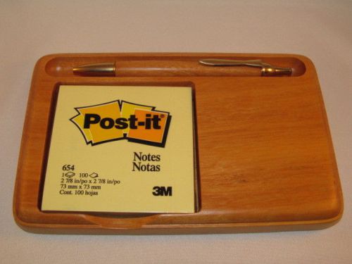 Laser engraved personalized pen, post-it notepad holder practical christmas gift for sale