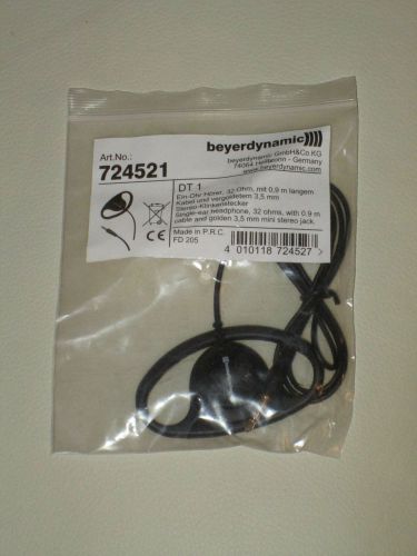 Beyerdynamic DT 1, 724521 Single Ear Headphone 32 Ohms 0.9m Cable NEW