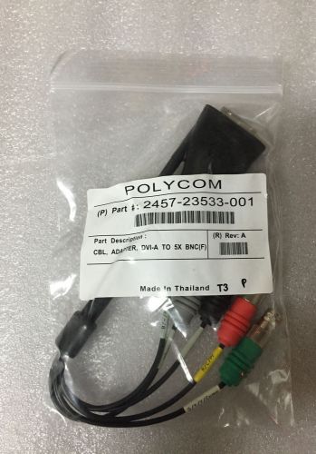 Polycom 2457-23533-001 DVI-A To 5X BNC Video Cable