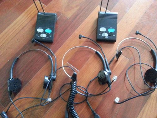 GN Netcom 2x MPA II Amplifiers &amp; 3x Headsets