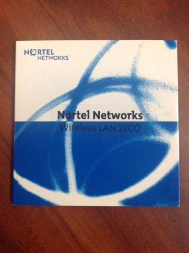 Nortel Networks Wireless LAN CD ROM for Part #215891-A New
