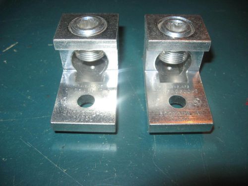 &#034; lot of  2 &#034; new aluminum mechanical lugs cmc ab500-1 for sale