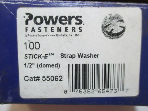 POWERS FASTENERS 55062 1/2&#034; STICK-E METAL STRAP WASHER