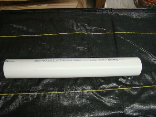 (Case of 6)--Solid Coex Cellular Pvc Pipe 3&#034; x 2&#039;(3 inch x 2 feet long)