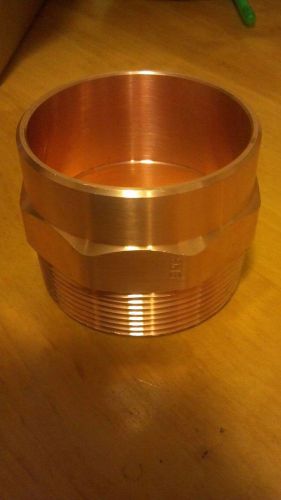 3&#034; wrot copper pressure male adapter CxM - Elkhart Products - moonshiner!