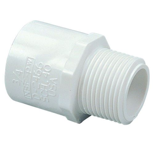 NEW NIBCO 436 Series PVC Pipe Fitting, Adapter, Schedule 40, 1/2&#034; Slip x NPT
